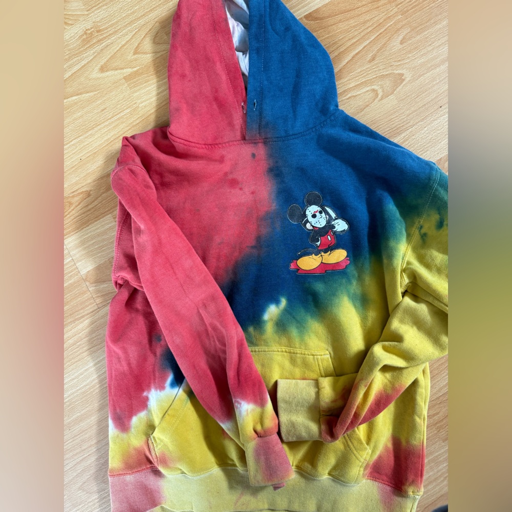Linda Finegold ALF - tie dye “the fun is over” hoodie - large